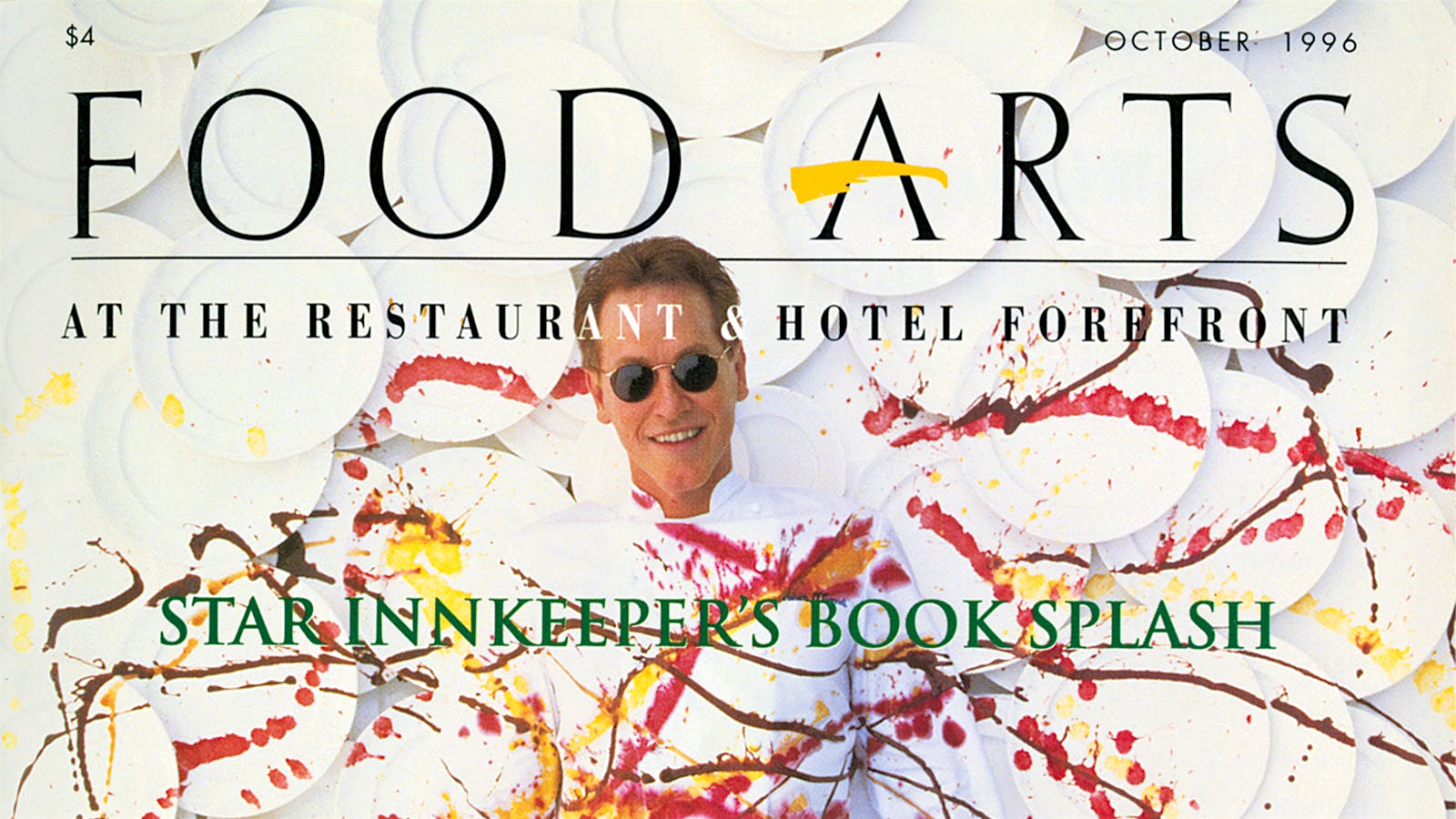 October 1996 cover of Food Arts magazine