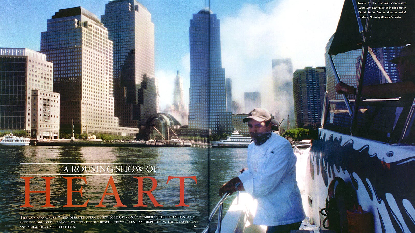 A story from the Nov. 2001 issue in Food Arts, “A Rousing Show of Heart”