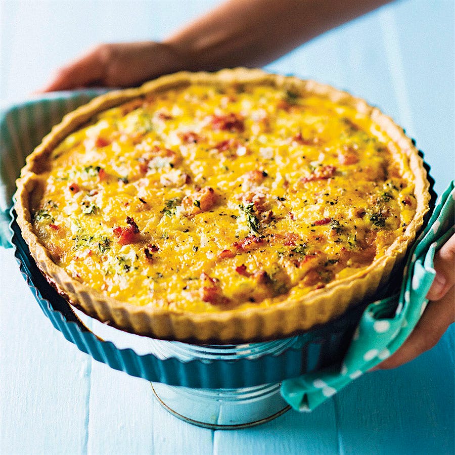 Lysielle Cariot opts for Comté when making her quiche Lorraine, as the cheese adds distinctive flavors and complexity to the dish.