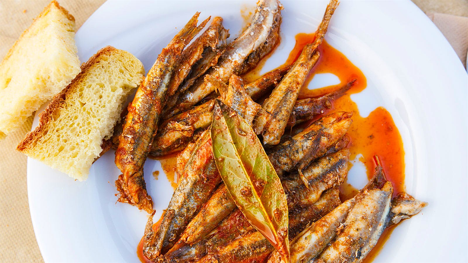 A plate of Alici Scattiate