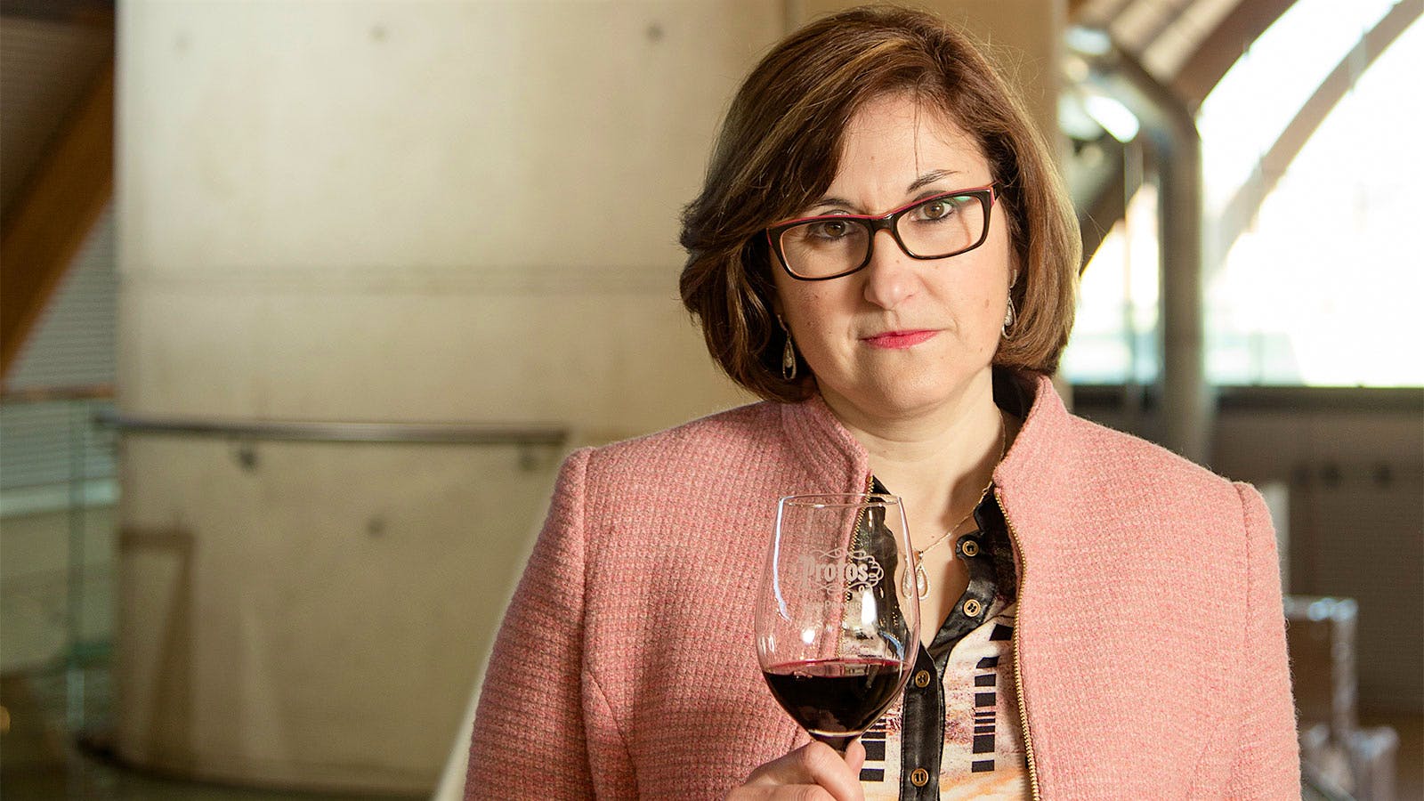 Marilena Bonilla at Bodegas Protos in Ribera del Duero.] 