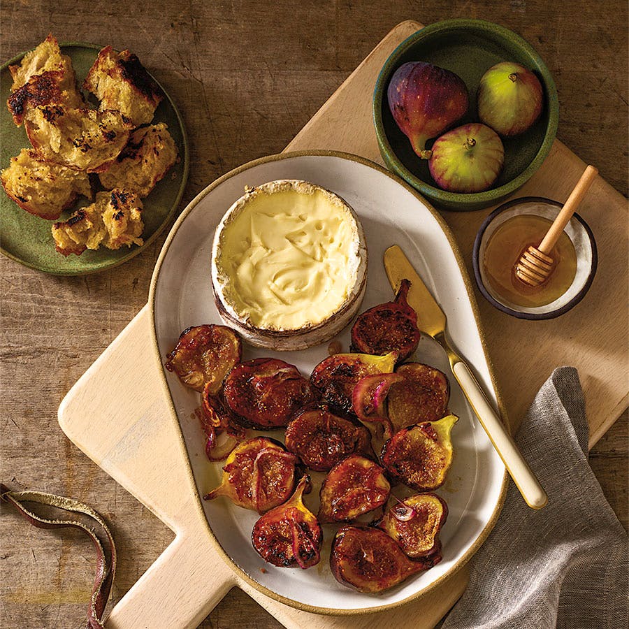 Ella Dining Room and Bar chef Dustin Harvey says there’s an alchemy between late-summer figs and cast iron that makes for perfect caramelization.